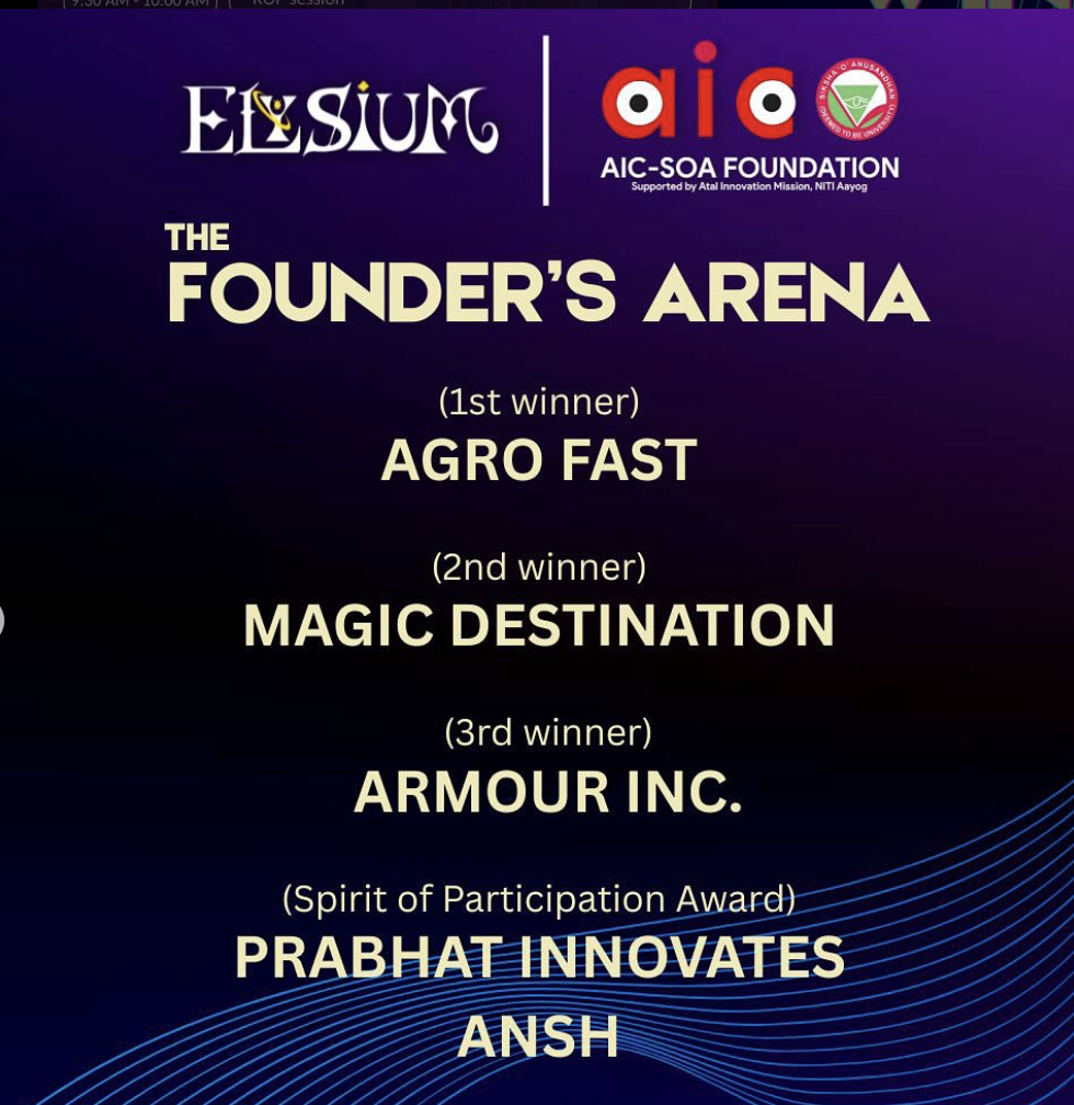 ELYSIUM 2025 Founder Arena Winner